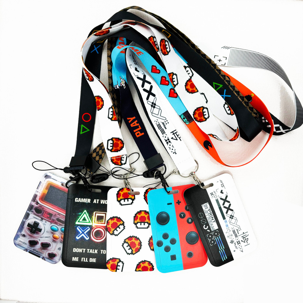 

Badge Holder ID Credit Card Pass Hang Rope Keychain Credential holder