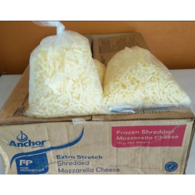 

Keju Mozarella Anchor Sheredded/Mozzarella Anchor Parut 1kg