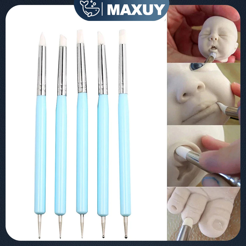 

Nail Art Tools 5PCS/diy Clay Kit/peralatan Nail Art/clay Tools/alat Alat Nail Art Lengkap/clay Tools Set