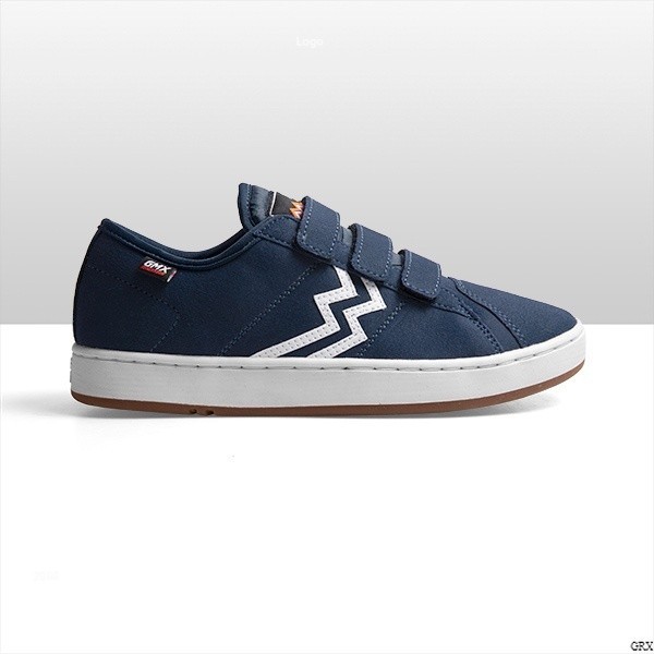 Sepatu Sneakers Geoff Max - Fury Navy White | Shoes Cupsole | Sepatu | Sneakers | Sepatu Pria Wanita