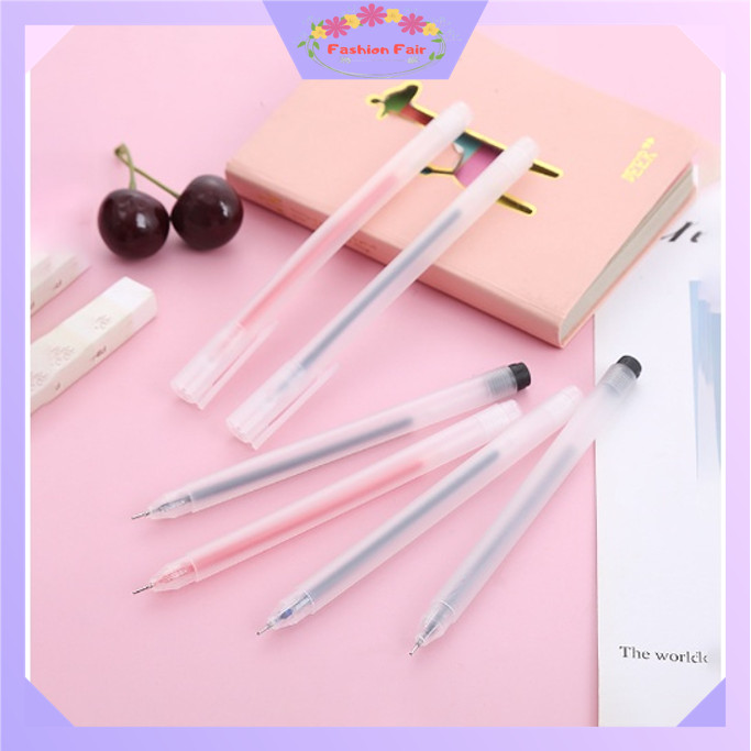 

FASHION FAIR S5753 Pulpel Gel 0.5mm Bolpoin Pena Pulpen Tinta Gel Cair Pena Transparant Pen Gel / Pena Tinta Gel Cair Transparan