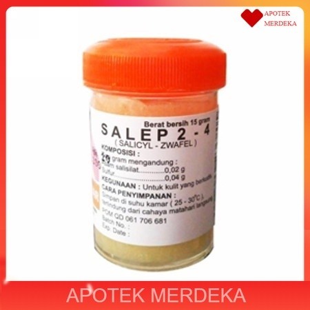 Salep 2-4 15 g / SALEP 2-4 salep gatal asli salep belerang(sulfur) Salicyl Cito Salep 24  2-4 Salep 