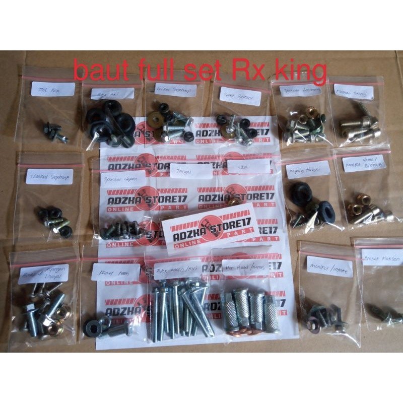 baut body full set yamaha rx king master/ baut full body yamaha rx king master