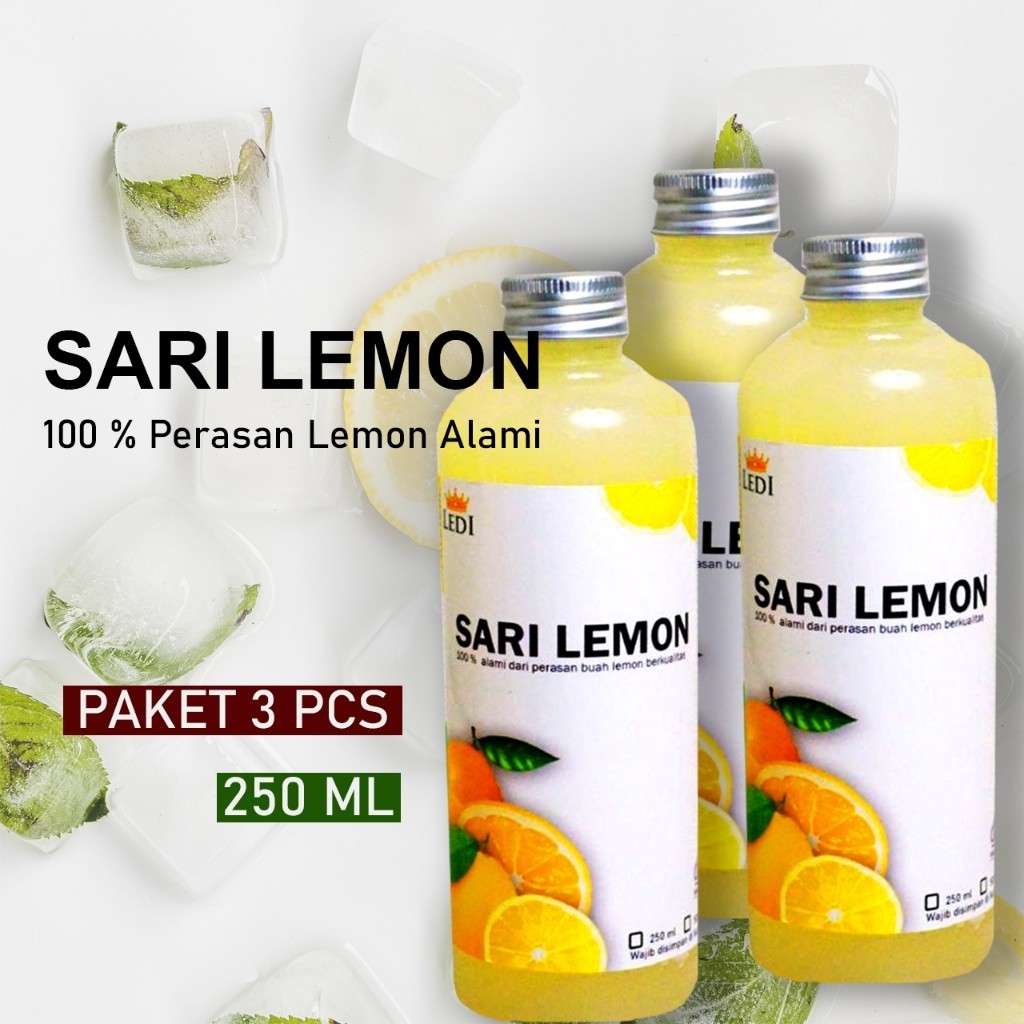 

PAKET RESELLER 3 PCS - Sari Lemon 250 ml BPOM - Best Organik