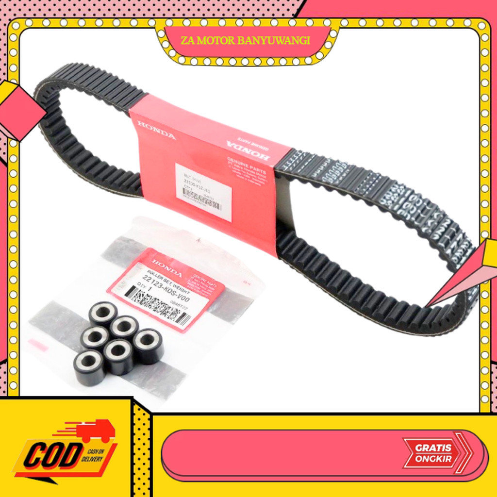 Vanbelt + Roller PCX 160 Ori & Motor Honda ADV 160 / Vanbelt & Roller Vario 160 K1Z - Vanbelt PCX 16