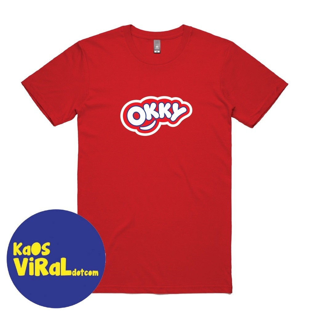 BAJU KAOS VIRAL OKKY T-SHIRT UNISEX DISTRO