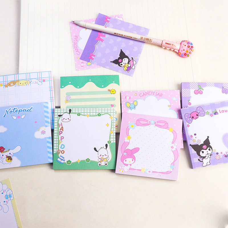 

Buku Catatan Sanrio Kurumi Notebook Siswa Lucu Buku Catatan Pesan Portabel yang Dapat Disobek Memo Pad yang Dapat Disobek
