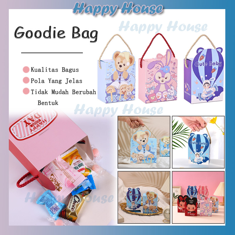 

Hampers Ulang Tahun Anak Kotak Souvenir Goodie Bag Ulang Tahun Anak Motif Kartun Tas Bingkisan