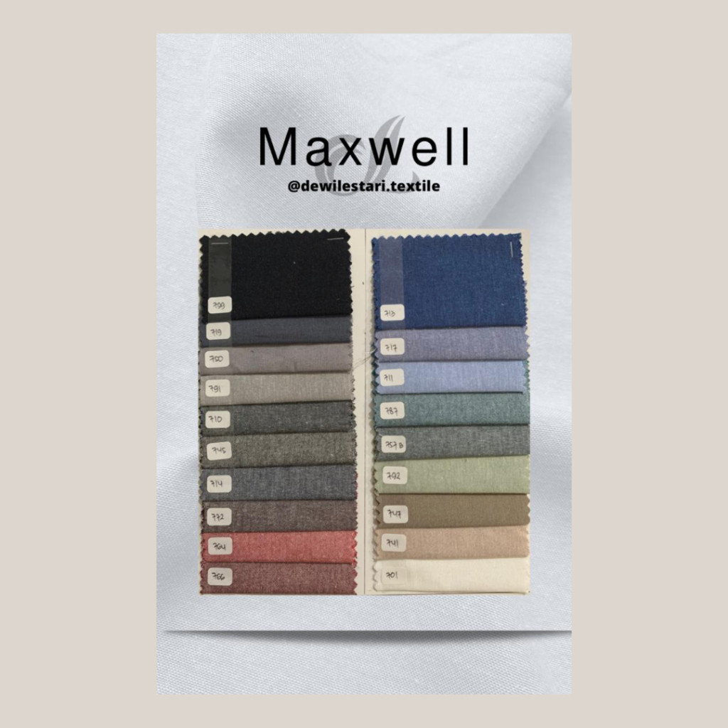 Buku Katalog Kain Maxwell