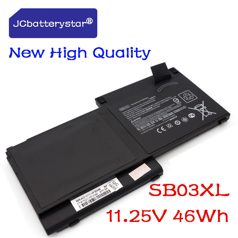 JC new SB03XL Battery For HP EliteBook 820 720 725 G1 G2 HSTNN-IB4T HSTNN-l13C HSTNN-LB4T SB03046XL 