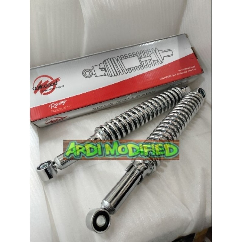 Shockbreaker Win Crome Wilwood Murah /Shockbreaker Honda Win/Shock Belakang Wilwood Win