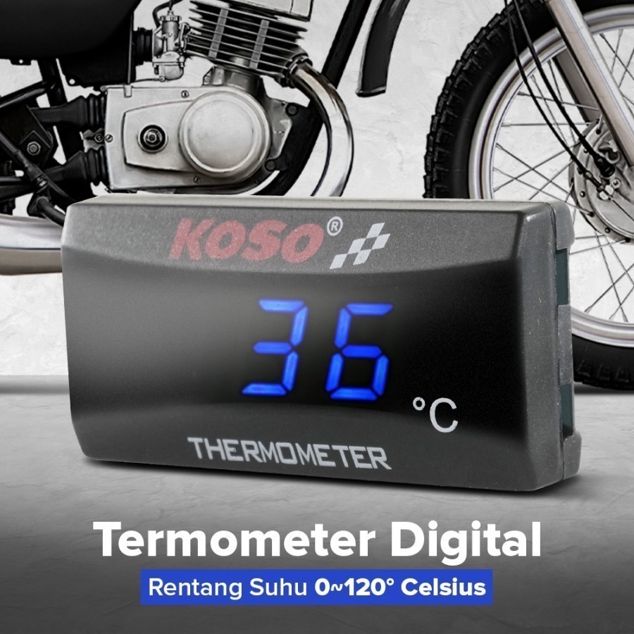 Termometer Digital Pengukur Suhu Air Radiator Mesin Motor