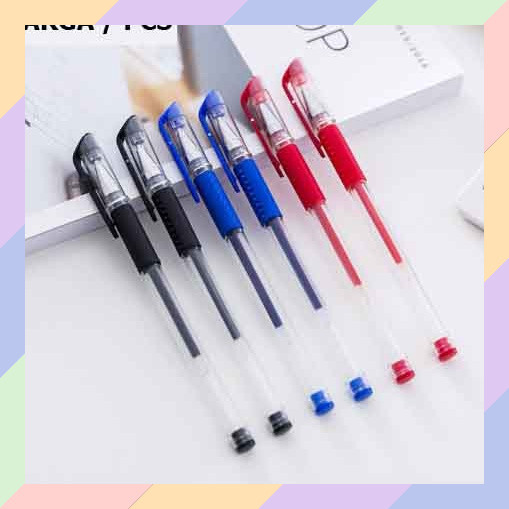

AT35 Pulpen Gel Bolpoin Cair Sekolah Kantor Bolpen Pena Cair 0,5 MM Murah 43A3