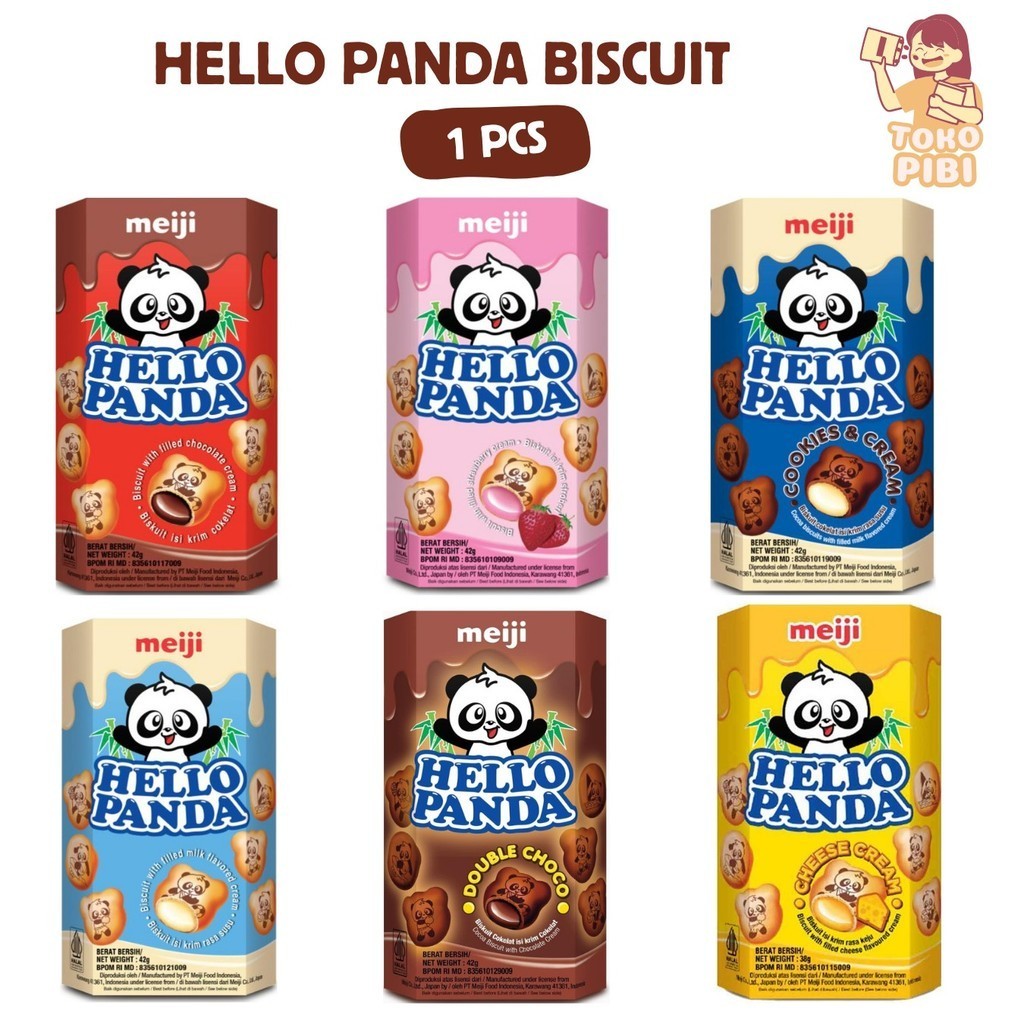 

Hello Panda Biscuit 42gr kemasan box