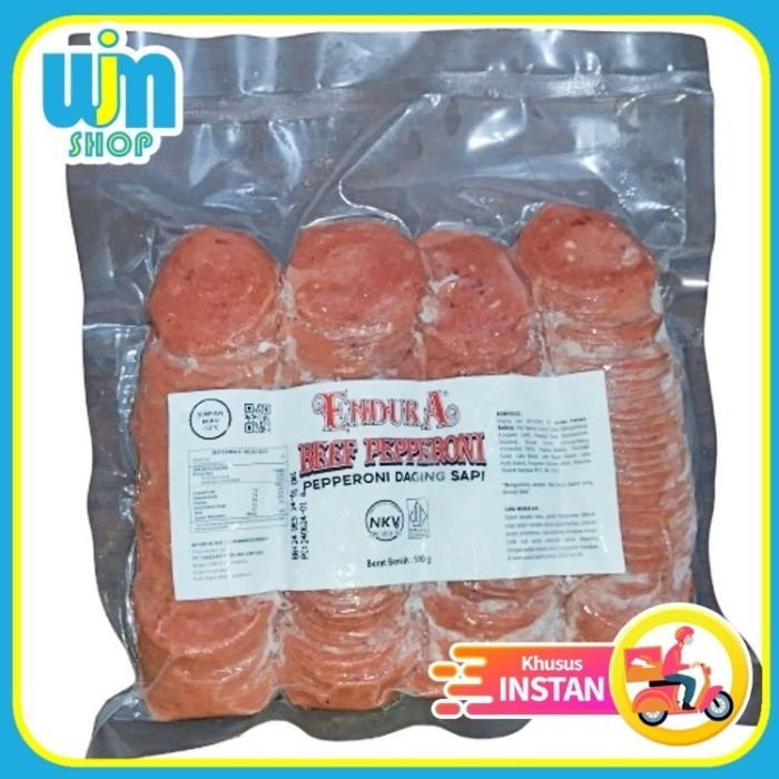 

Pepperoni Endura Beef 500gr Daging Sapi Peperoni Topping Pizza