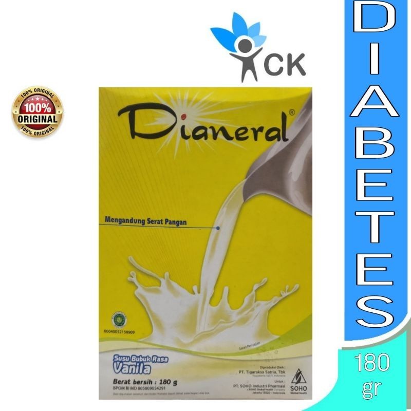 

DIANERAL 180 GR susu diabetes