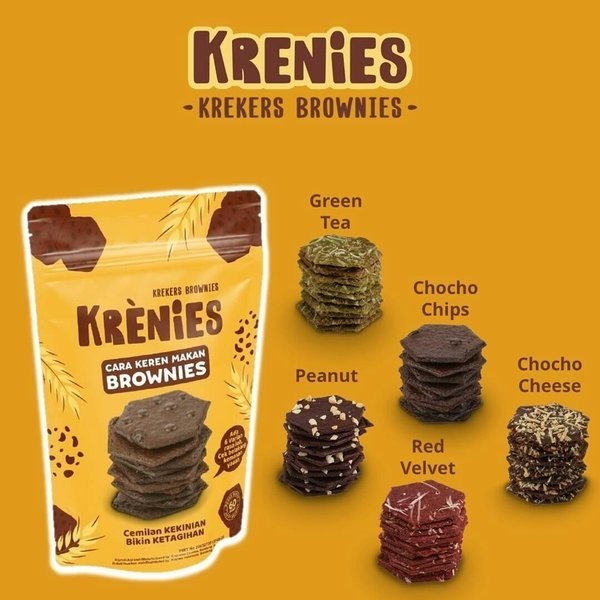 

Oke Snack Krenies Red Velvet | Krenies Cemilan - 60g