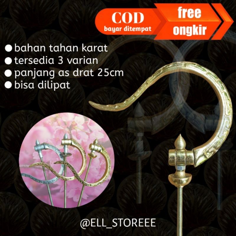 GANTUNGAN CANTOLAN PION SANGKAR BURUNG LIPAT MOTIF CUNGKOK TANPA PION