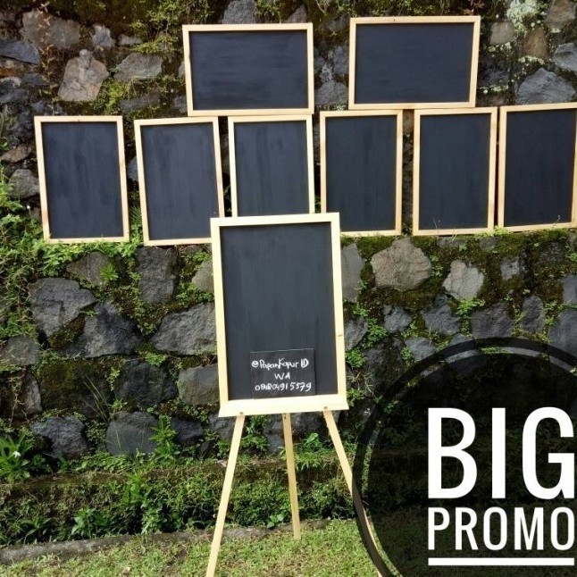 

promo ✨ -Jual Papan Tulis Kapur Murah Standing 40*60cm