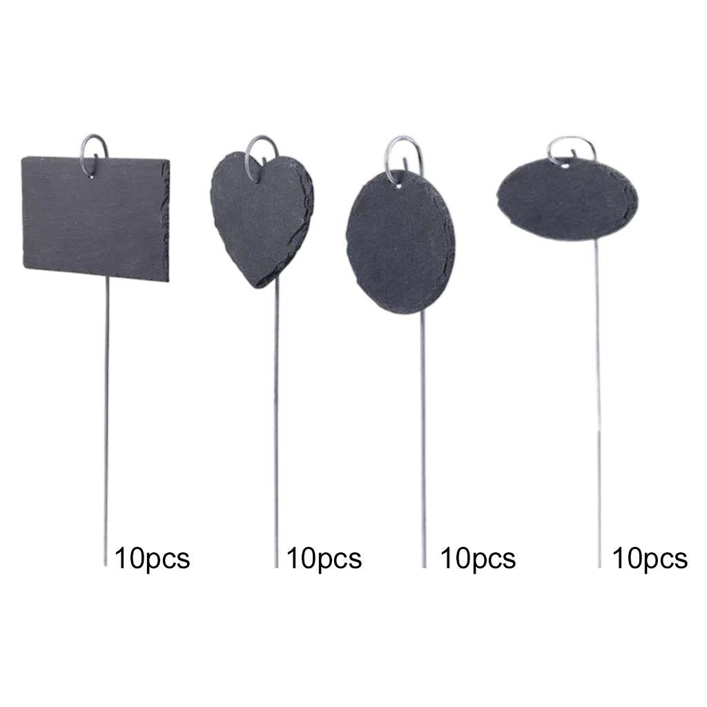 

Weatherproof Plant Labels Slate 10Pcs Labels Decoration Sign Name Hanger Garden