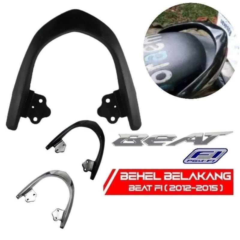 [ DELSER MOTOR ] BEHEL PEGANGAN JOK BELAKANG BEAT FI 2012-2017 BEGEL PLANGER JOK TEMPAT DUDUK BESI T