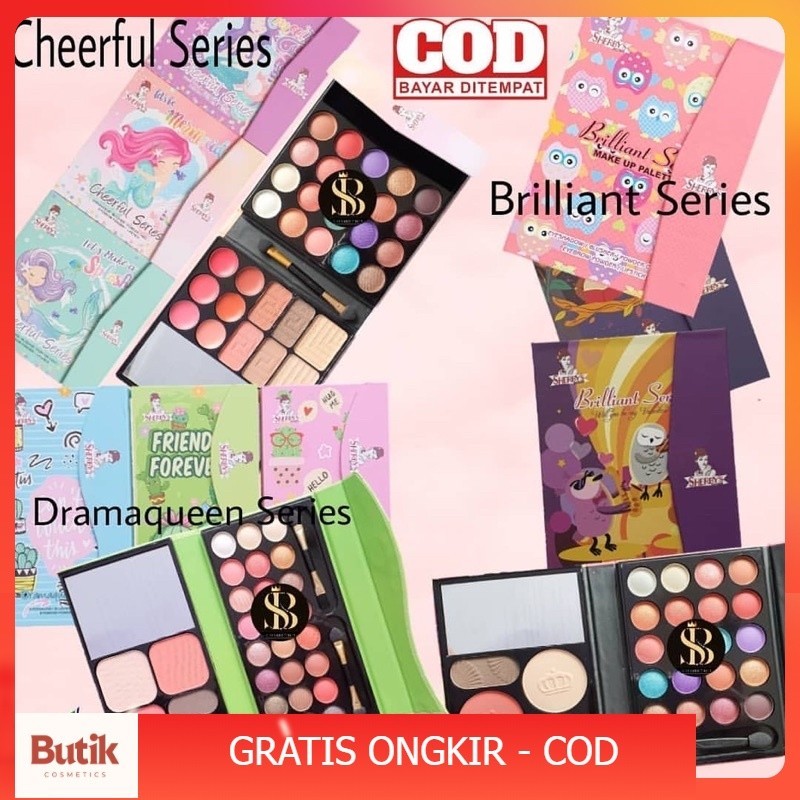 BC - SHERBY MAKEUP PALETTE- EYESHADOW BUKU BPOM