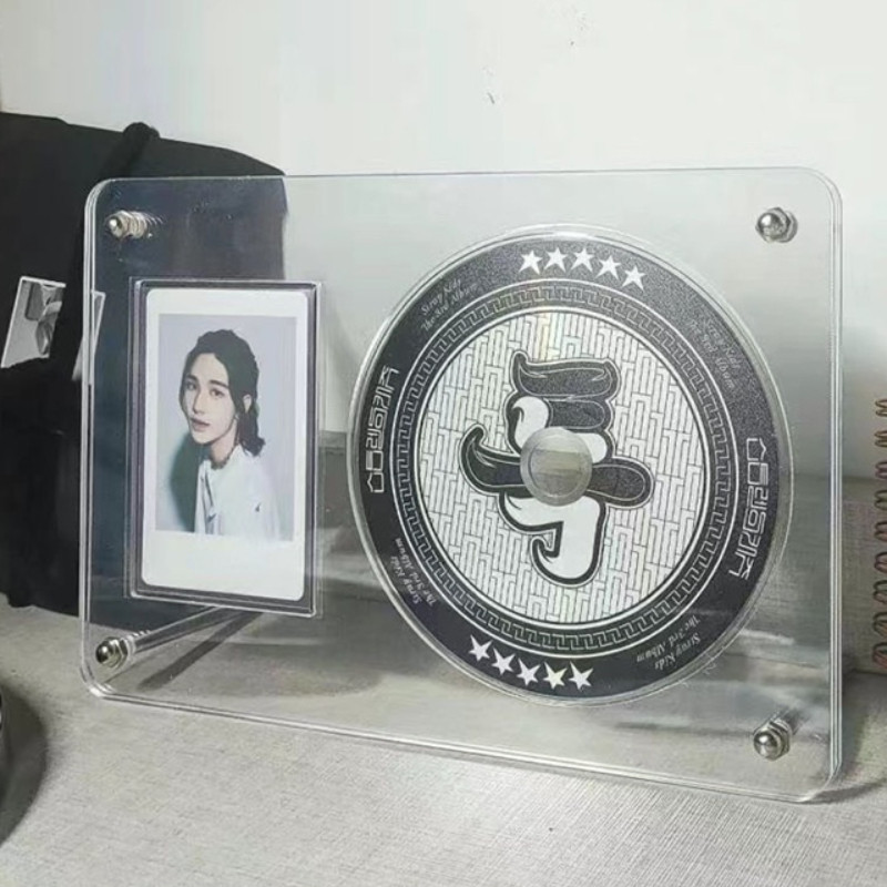 Acrylic Photo Frame Idol Cd Interior Frame Kpop Picture Frames Idol Cards Display Stand Cd Holder Ph