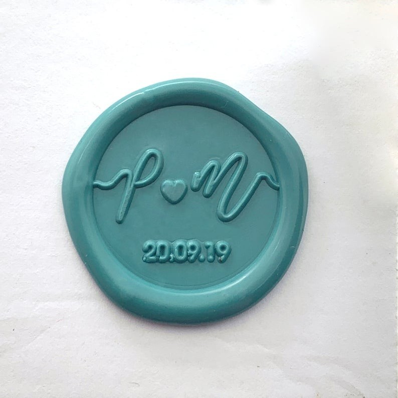 

- Custom Sealing Wax Stamp - Personalized Wedding Wax Sealing Kit - Initials Invitation Seal StampWedding Invitation Wax Seal S