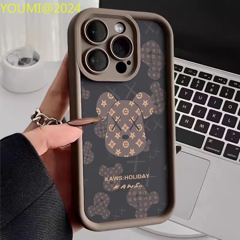 New high-end teddy bear casing  suitable for VIVO Y16 Y11 Y17 Y20 Y50 Y51 Y93 Y95 Y19 Y01 Y35 phone 
