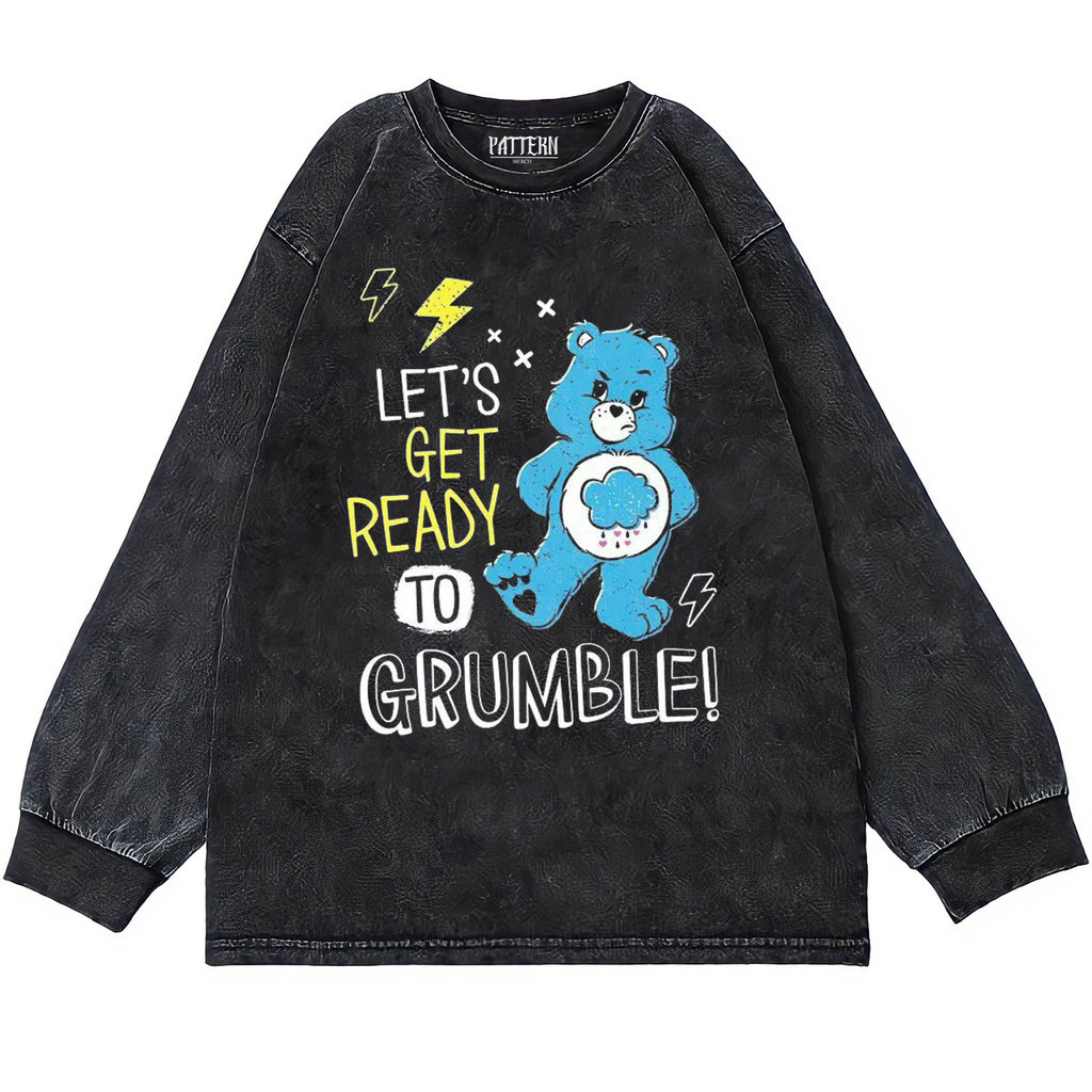 KAOS OVERSIZE | OVERSIZE LONGSLEEVE | T-SHIRT OVERSIZE | WASHING | KAOS CARE BEARS GRUMBLE