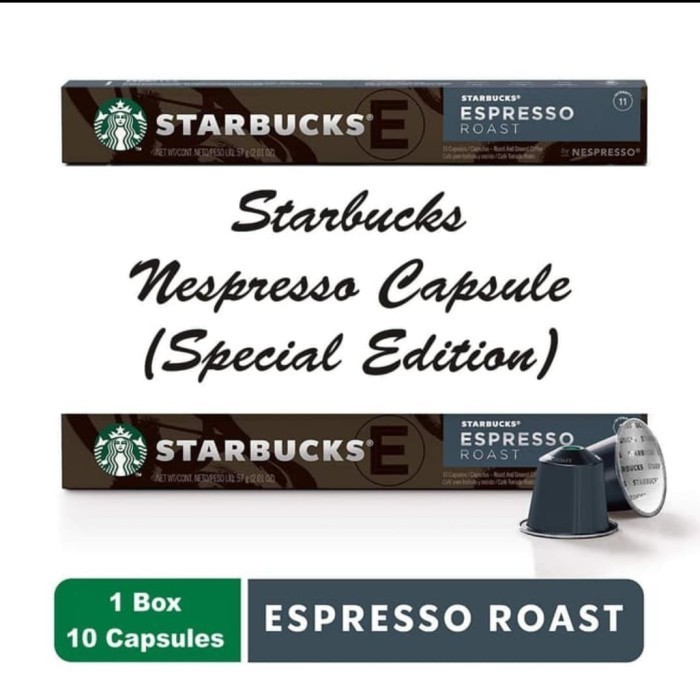 

STARBUCKS NESPRESSO Compatible Coffee Pods Original Capsule kopi - ESPRESSO ROAST
