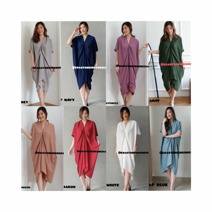 promo ✨ -KAFTAN MODERN TRENDY /KAFTAN LEBARAN - NAVY