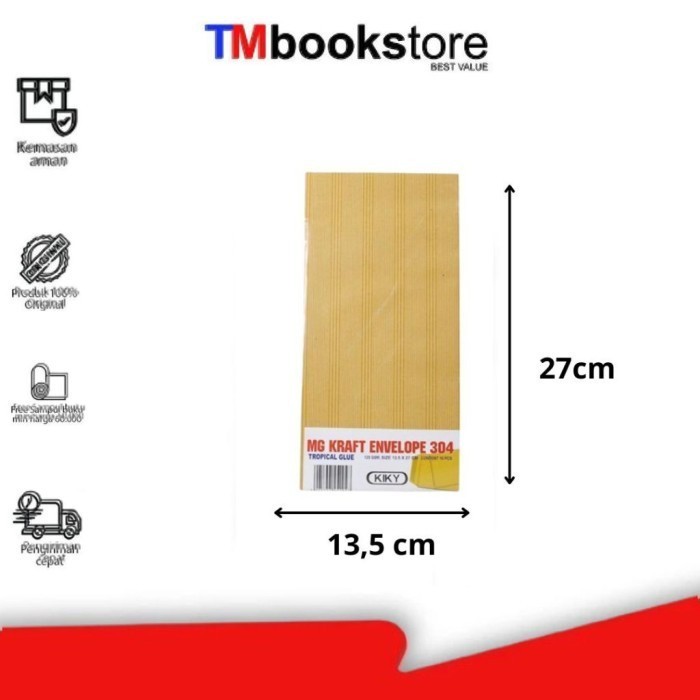 

AMPLOP COKLAT LEM 304/PACK 125 AA624621304 KIKY TMBOOKSTORE