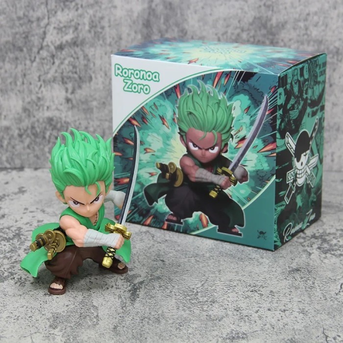 one piece roronoa Zoro resin statue action figure Zoro chibi