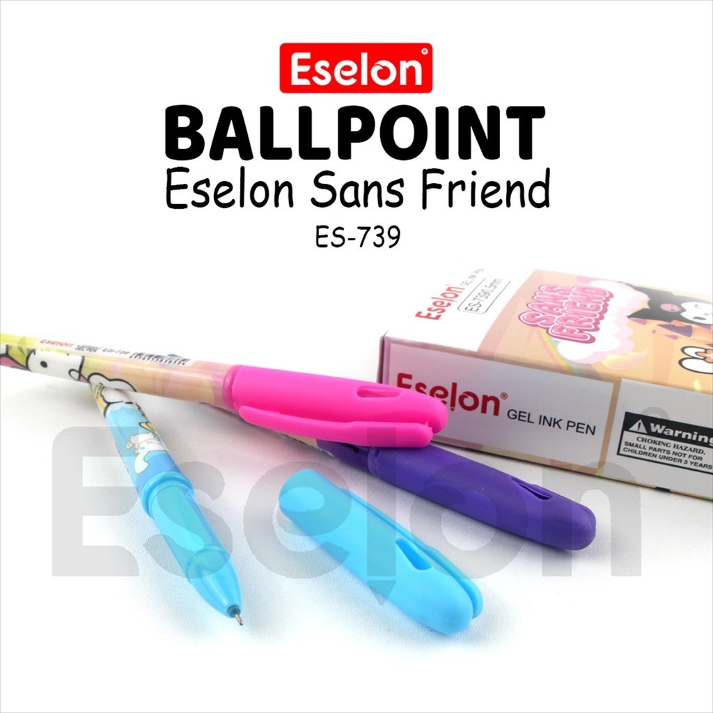 

[ES.JKT] 12PCS PULPEN GEL SANRIO /ESELON 739 / 1 PAK PULPEN FANCY