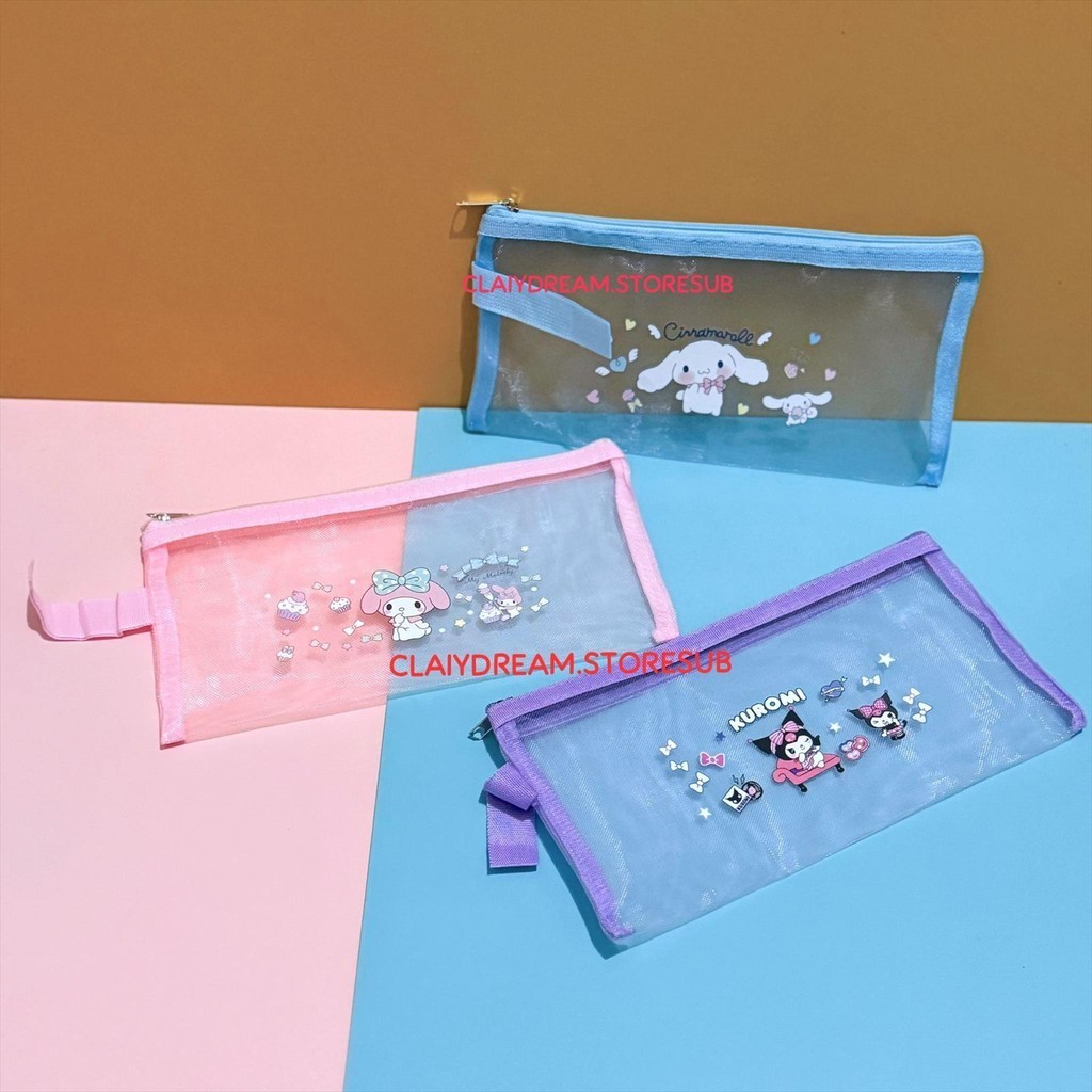 

NG TEMPAT PENSIL JARING / TEPAK P PENSIL ANAK MOTIF SANRIO / DOMPET TAS T