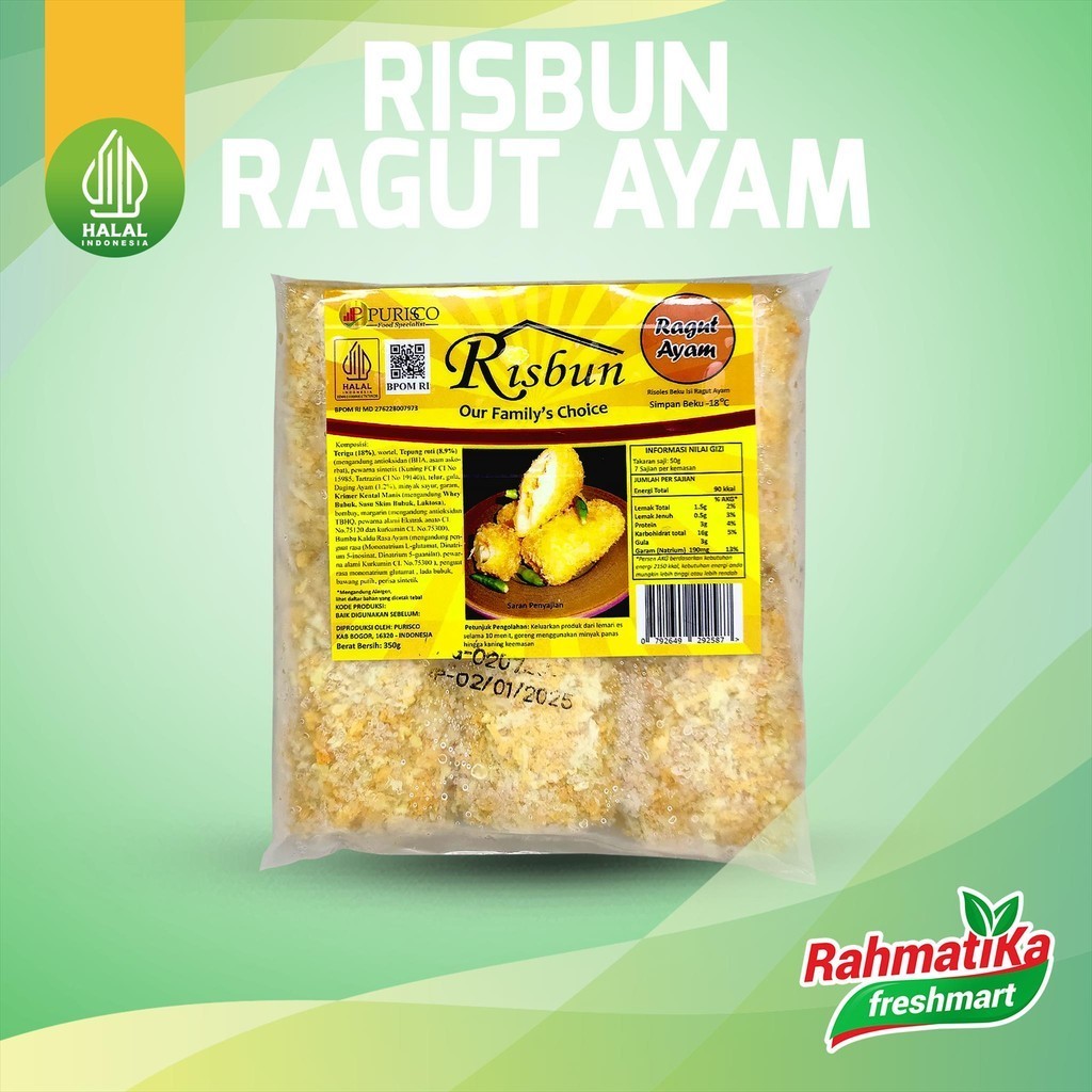 

Risbun Risoles Ragut Ayam / Risol isi Ragut Ayam