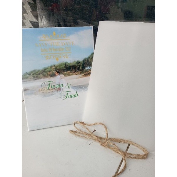 (bisa 10pcs) undangan hardcover satuan
