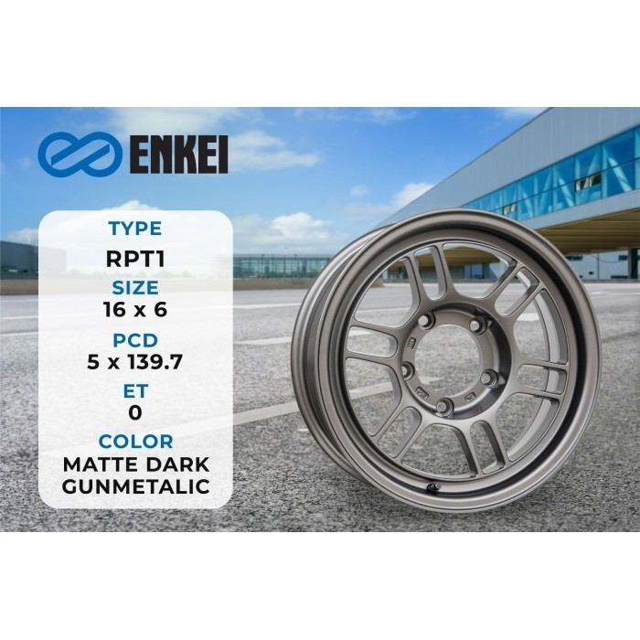 5 buah Velg Mobil Ori Enkei RPT1 Ring 16 R16 RPF 1 Original Japan For New Suzuki Jimny 3 atau 5 pint