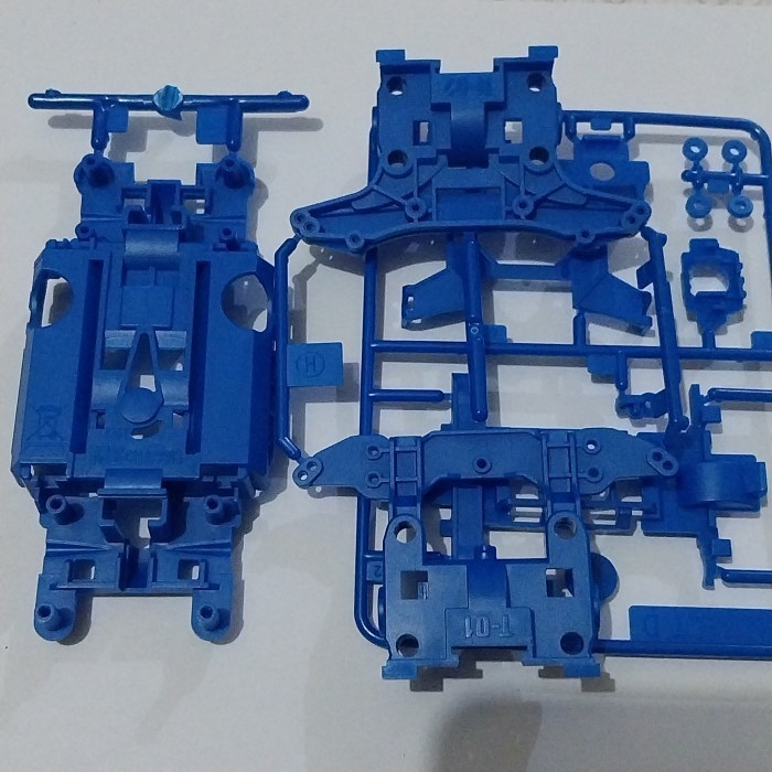 LG99 REP TAMIYA CHASSIS MS PRO / CHASSIS MS PROJEC D ABS - Biru