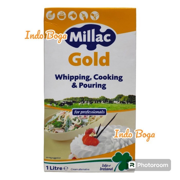 

KARTONAN Millac gold whipping cream 1 liter isi 12pcs per karton