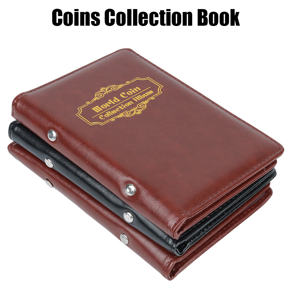 

Home Decoration Money Organizer Scrapbook Collection Book Album For Coins Coin Album Holders Stamp Photo Album 120 Pockets