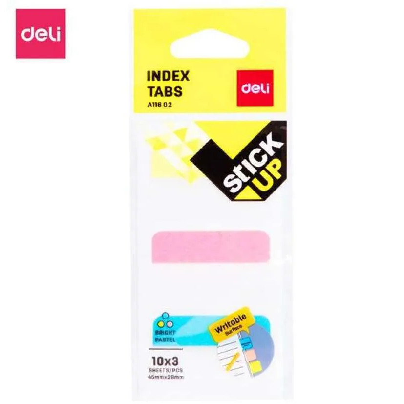 

Deli | Index Batas Buku (Index Tabs) | A11X02