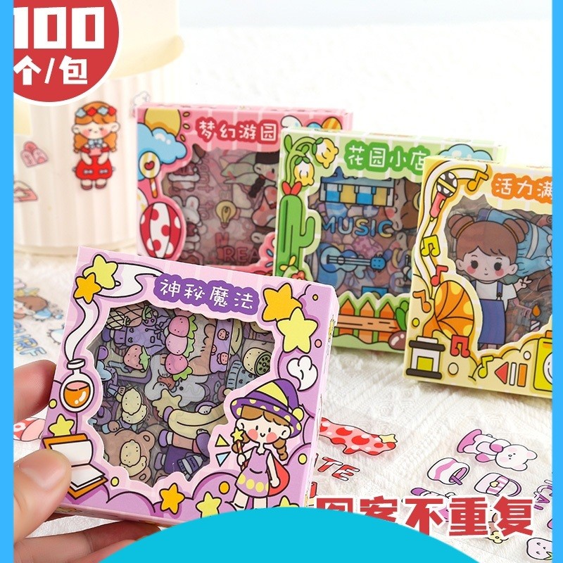 

Stiker Korea viral isi pcs scrap book motif momo girl sticker decor asthetic ellie sticker princess kartun korea lucu