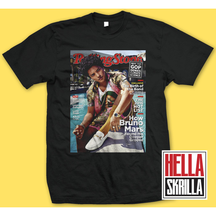 kaos tshirt BRUNO MARS RSCOVER