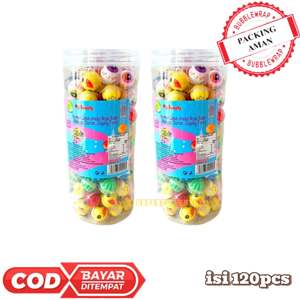 

( BISA COD ) PERMEN LUNAK MINI TOPLES ISI 120 / PERMEN JELLY LUNAK MINI TOPLES VIRAL ISI 120 PCS