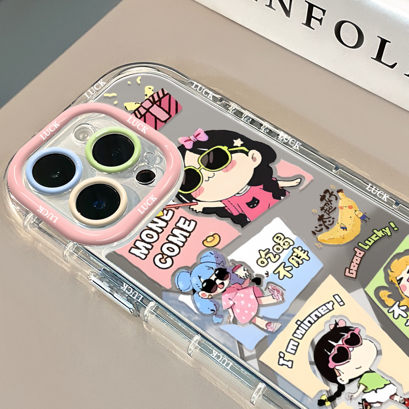 Gadis Yang Imut Dan Tampan case Hp Iphone 11 Pro Max Xs Xr 12 13 14 15 Plus
