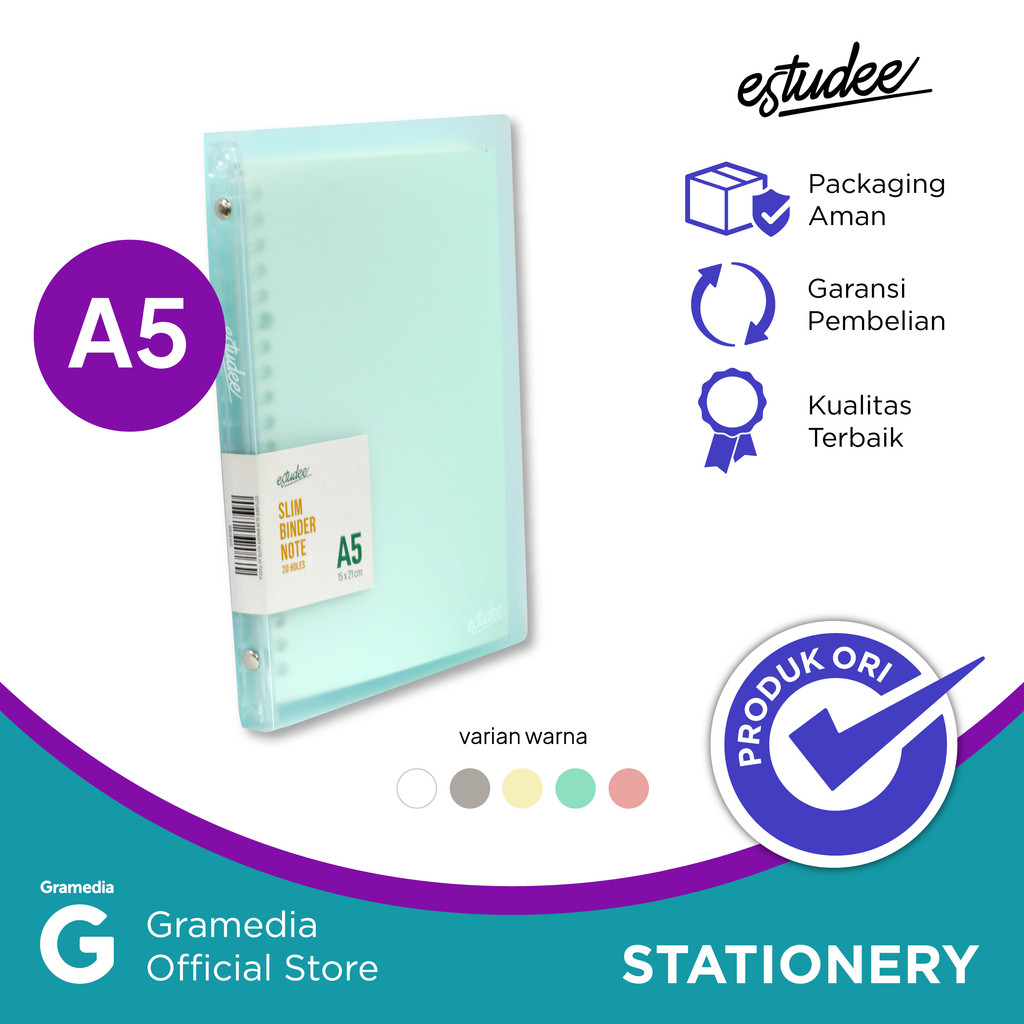 

Estudee Slim Binder Note A5 Tosca