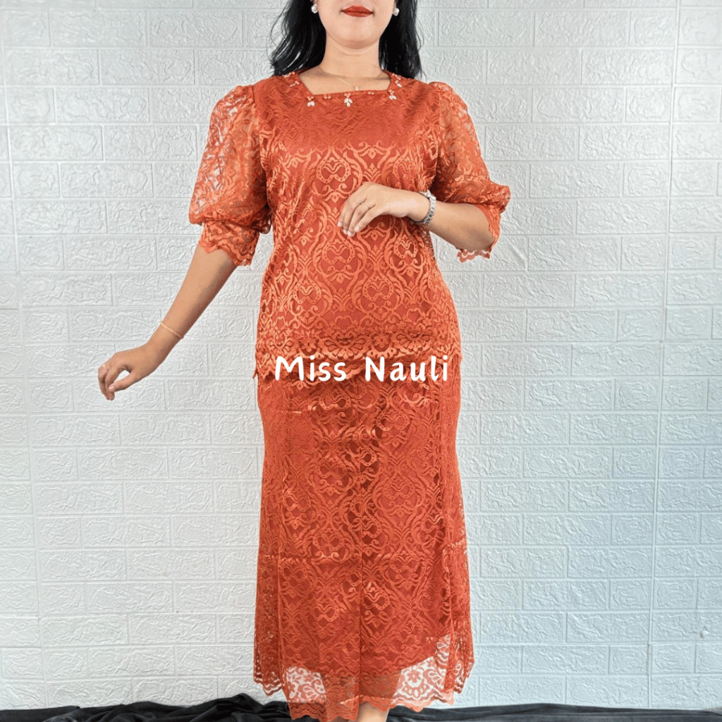 Setelan Kebaya Brokat Modern Size XXS s/d 4L