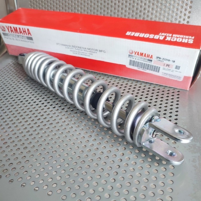 SHOCKBREAKER SKOK SHOCK BELAKANG SILVER YAMAHA MIO M3 FINO 125 ORIGINAL YAMAHA 2PH-F2210-10